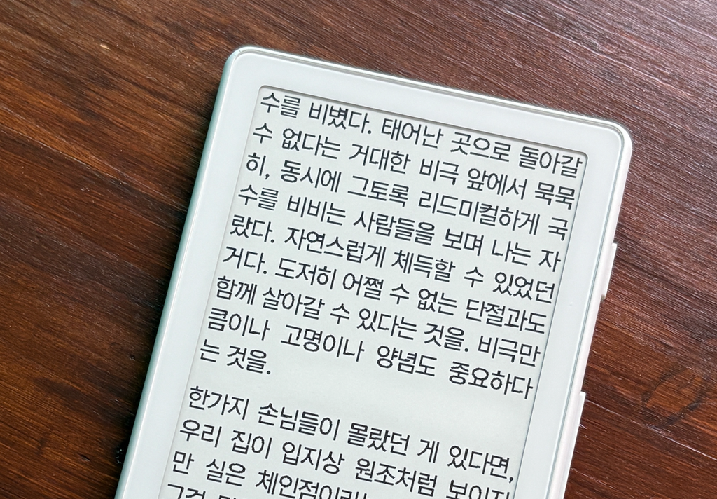 xteink X4 텍스트 안티앨리어싱 끈 상태